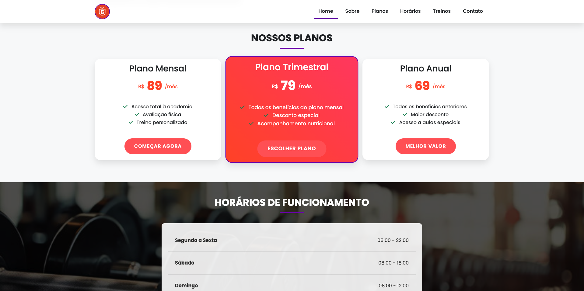 Sistema de Academia